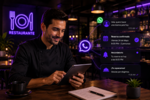 Cómo automatizar la atención restaurante y aumentar reservas y pedidos 24/7
