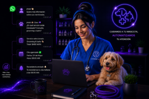 Cómo automatizar la atención de veterinaria o pet care y aumentar citas 24/7