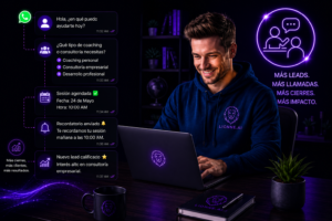 Cómo automatizar la atención de tu negocio de coaching o consultoría y generar más leads 24/7